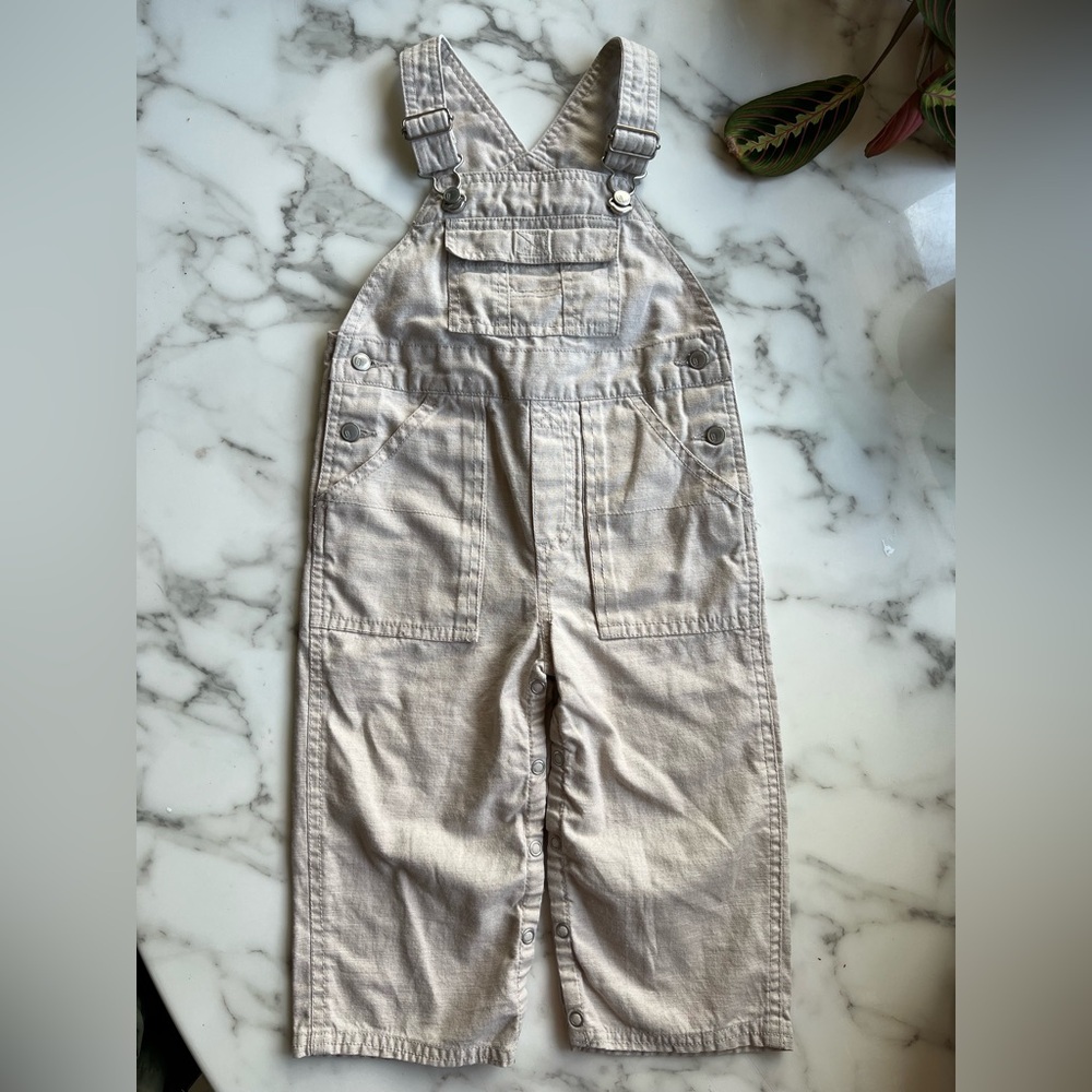 Gymboree Vintage 24 month Linen Overalls